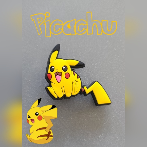 BOGO!! BUNDLE For Discount!!!    Brand New Pokémon Picachu Croc Charm - Picture 1 of 1